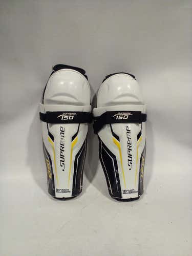 Used Bauer Supreme 10" Hockey Shin Guards