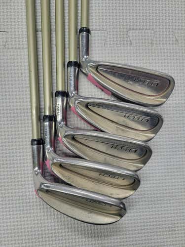 Used Maltby Ltech 7-s Ladies Set 5 Piece Ladies Flex Graphite Shaft Women's Club Sets