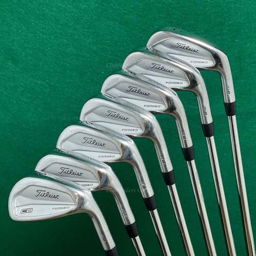 Titleist CB 718 Forged 4-PW Iron Set KBS Tour FLT 130 Steel Extra Stiff