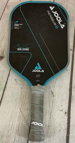 Joola Pickleball Paddle Perseus 3 Ben Johns 16mm Propulsion Core Blue And Gray