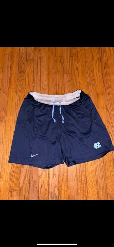 UNC Lacrosse Team-issued Dri-fit Nike Practice Shorts (Large)