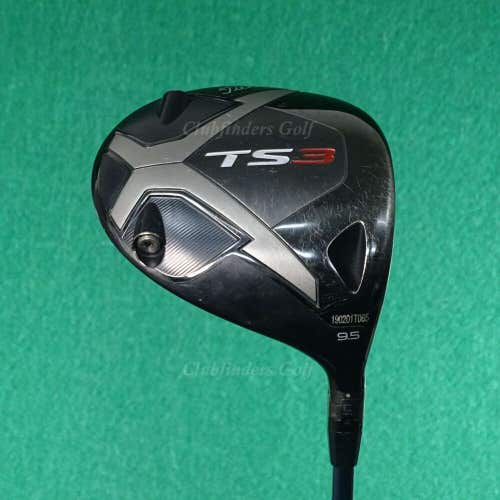 TOUR ISSUE Titleist TS3 9.5° Driver Mitsubishi Kai'li 65 Graphite Stiff *DENT*