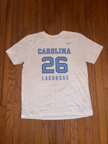 UNC Lacrosse Nike Dri-fit Game-worn Shirt (XL)