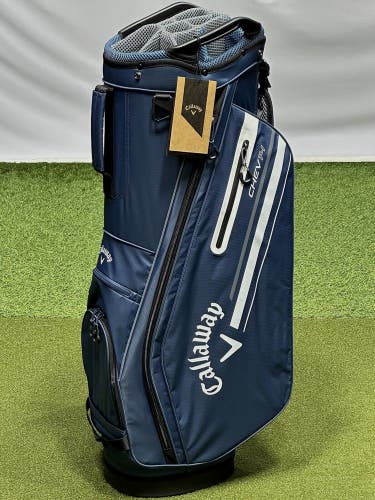 Callaway 2024 Chev 14 Cart Golf Bag 5123024 Navy Blue 14-Way Divider NEW #89063