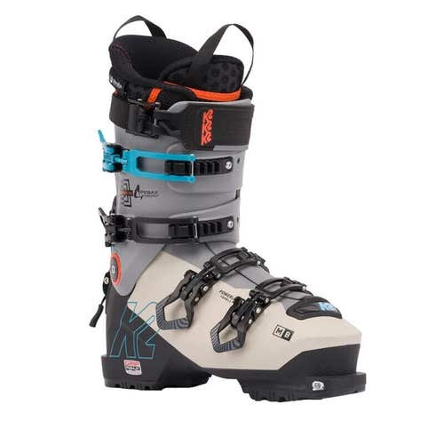 New High End $750 Men's K2 LV Mindbender Ski boots White Sizes 7.5 8.5