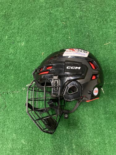 Black Used Medium CCM Tacks 70 Helmet