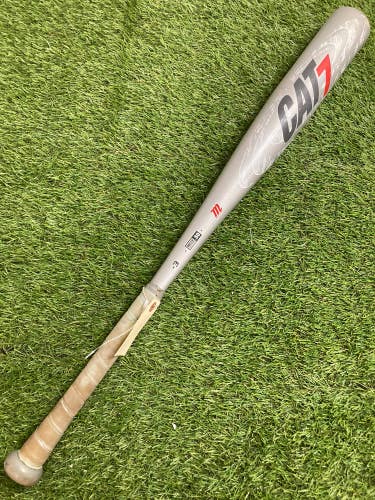 Marucci CAT7 Silver BBCOR Bat 2021 (-3)