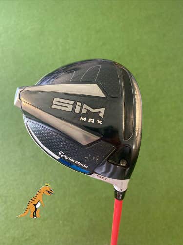 Used RH TaylorMade Sim Max 9* Driver UST Mamiya Proforce V2 Graphite Regular