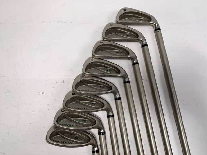 Wilson Fatshaft Iron Set 4-PW+SW FatShaft Ladies Graphite Womens RH