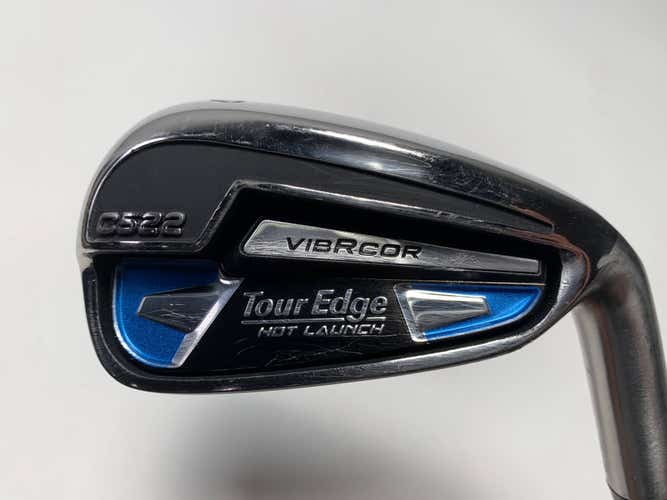 Tour Edge Hot Launch C522 Single 7 Iron Fitter KBS Max 80g Regular Steel Mens RH