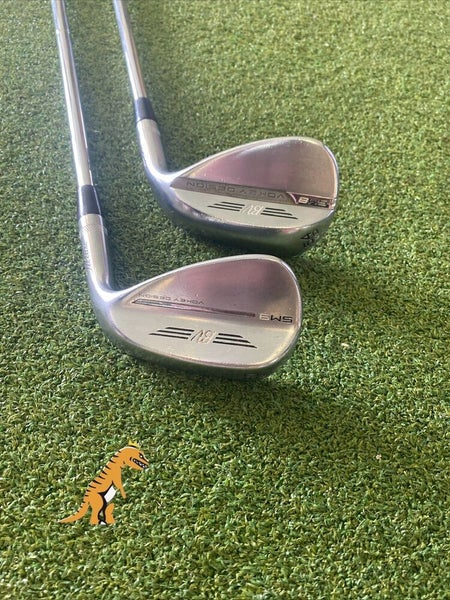 Used RH Titleist Vokey Tour Chrome SM8/SM9 Wedge Set 50.12*, 54.12* Wedge Flex