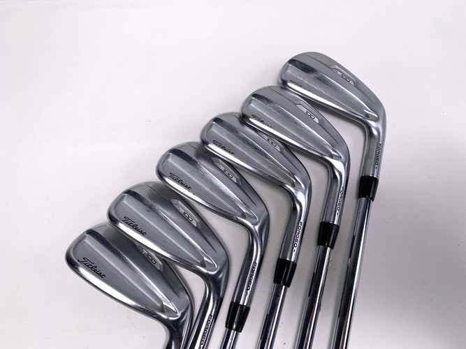 Titleist T100 2021 Iron Set 5-PW True Temper AMT Tour White S300 Stiff Steel RH