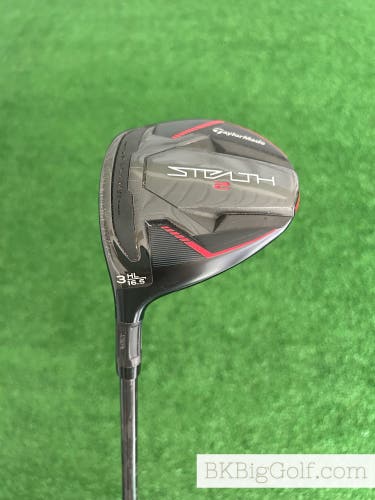 LH Taylormade Stealth 2 HL 16.5 Degree 3 Wood / Senior