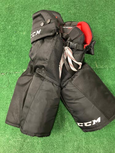 Black Used Junior XL CCM JetSpeed FT1 Hockey Pants