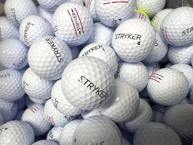 12 Near Mint Stryker AAAA Used Golf Balls