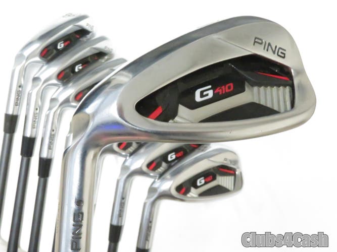 PING G410 Irons Black Dot Alta CB Red Regular Flex Power Spec 4-P+UW .. LEFT LH