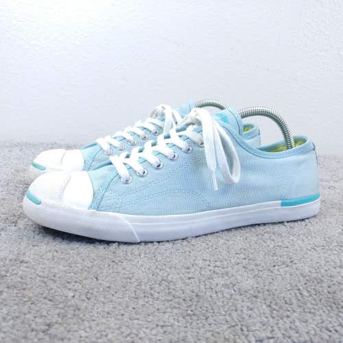 Converse Jack Purcell Womens 10 Shoes Low Top Light Blue Canvas Sneakers