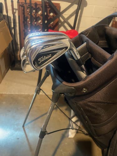 Used Men's Titleist 716 AP2 Right Handed Iron Set Regular Flex Steel Shaft