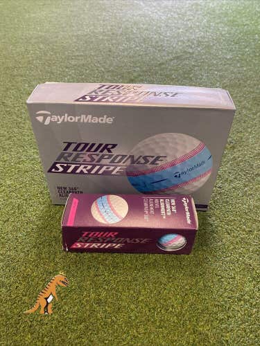 New TaylorMade Tour Response Stripe Golf Balls 1 Dozen