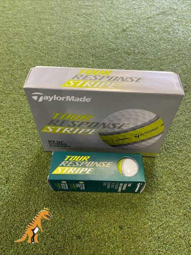 New TaylorMade Tour Response Stripe Golf Balls 1 Dozen