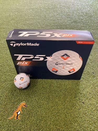 New TaylorMade TP5x Pix Golf Balls 1 Dozen