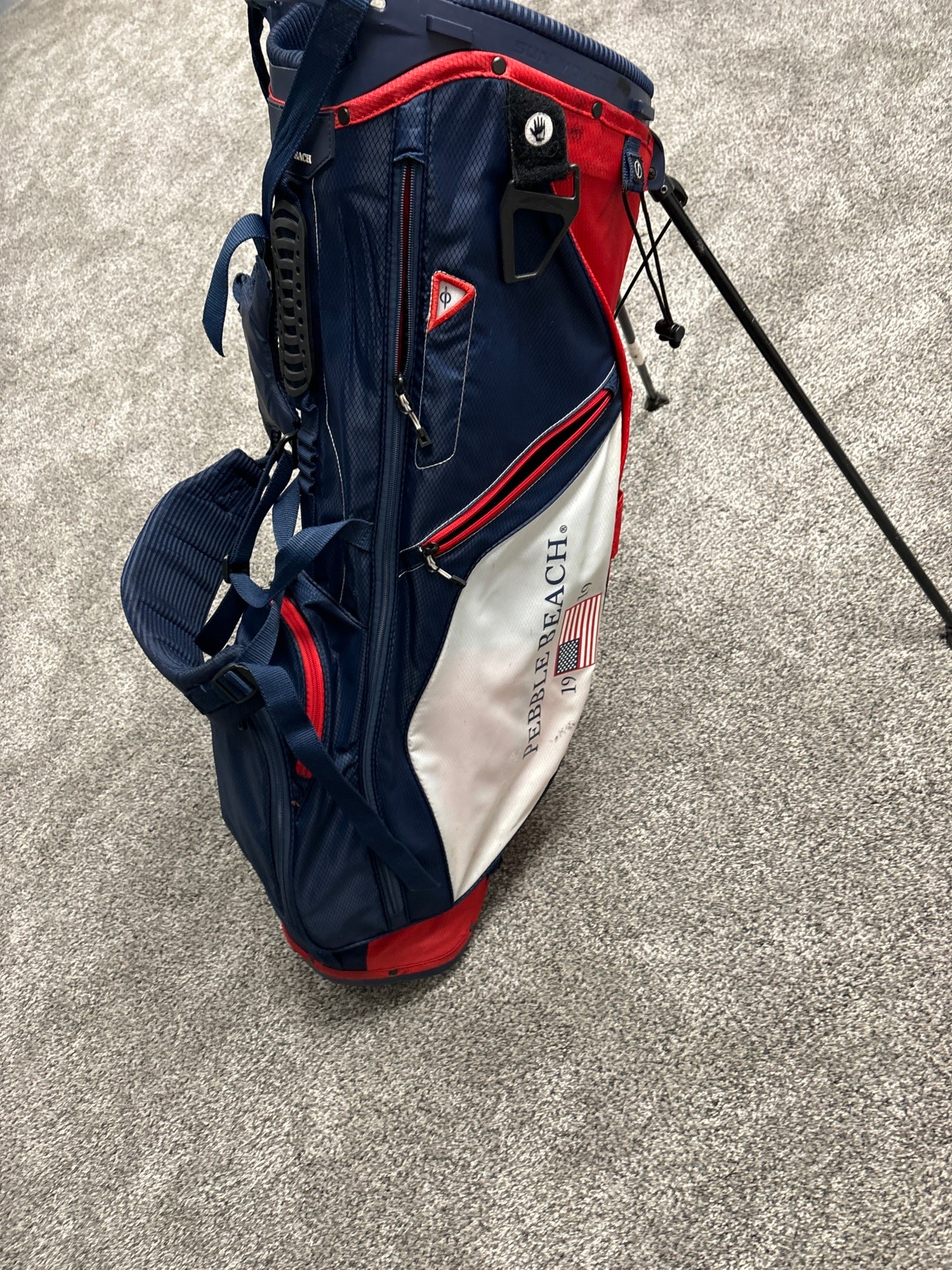 細身 キャディ ゴルフバッグ PEBBLE BEACH CALIFORNIA Pebble Beach Stand Golf Bag – Shop EZ USA