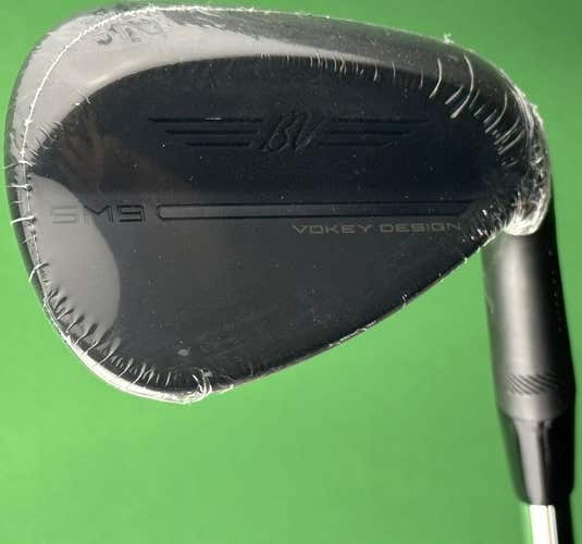 Titleist Vokey SM9 Jet Black Gap GW Wedge 52-08* F Grind Steel RH MINT! #87656