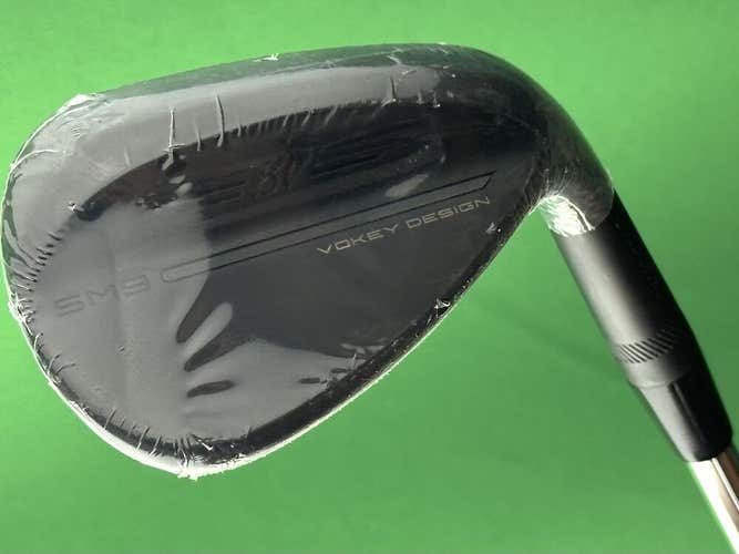 Titleist Vokey SM9 Jet Black Sand SW Wedge 54-10* S Grind Steel RH MINT! #87658