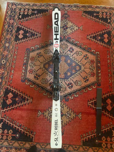 Used Men's 158 cm With Bindings Max Din 16 World Cup Rebels i.SL Skis