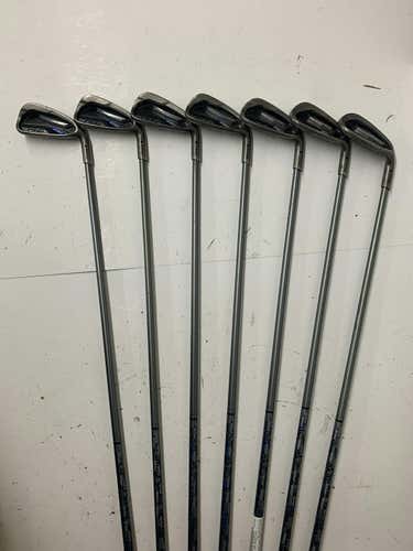 Used Ping G30 Black Dot 5i-gw Aw Regular Flex Graphite Shaft Iron Sets