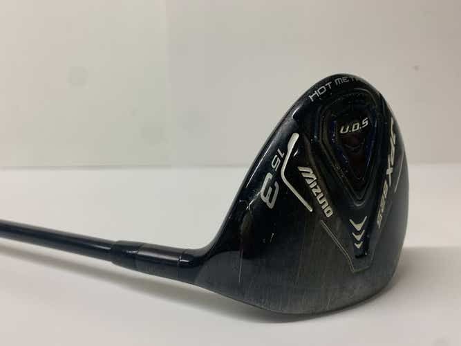 Used Mizuno Jpx825 Hot Metal 3 Wood Ladies Flex Graphite Shaft Fairway Woods