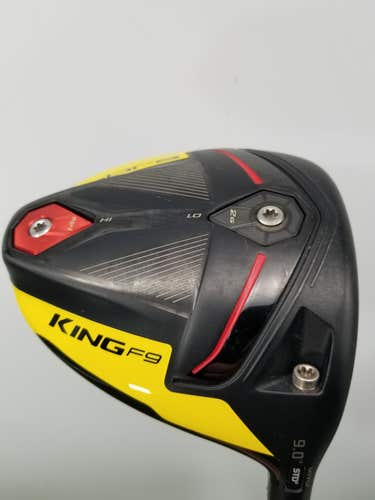 2019 COBRA KING F9 SPEEDBACK DRIVER 9.0 STIFF HZRDUS SMOKE 45.5" VERYGOOD