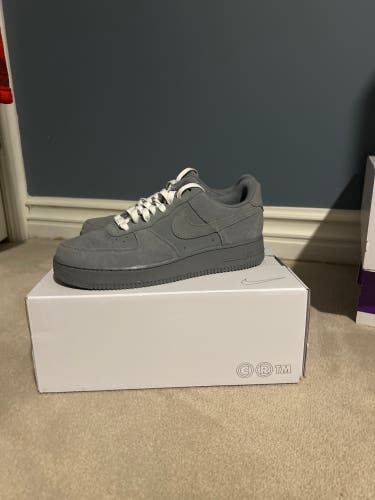 Nike all grey air forces