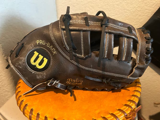 Used Wilson Right Hand Throw First Base Baseball Glove