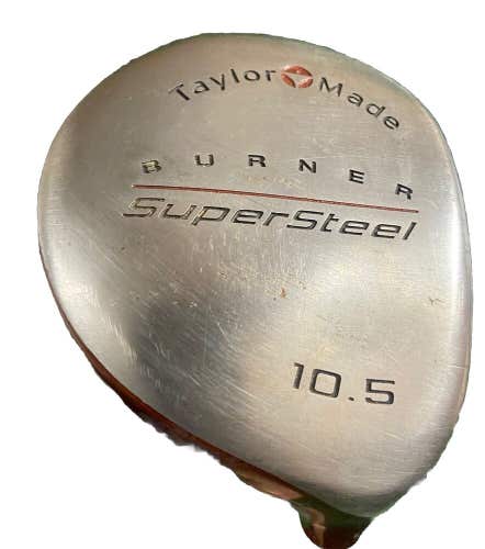 TaylorMade Burner SuperSteel Driver 10.5* RH Pro 90 Stiff Graphite 43" New Grip