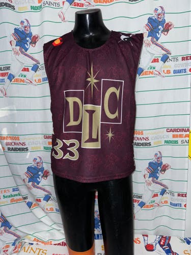 Denver Lacrosse Club DLC Lounge Reversible Jersey Youth XL #33