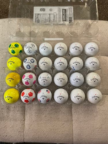 24 Callaway Chrome Soft Golf Balls