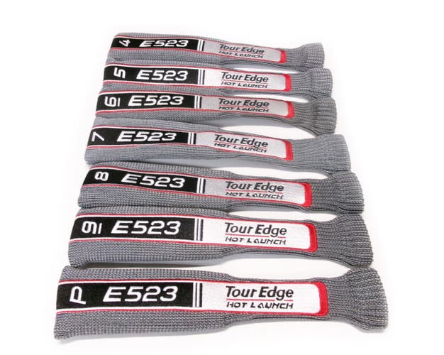 NEW Tour Edge E523 4-PW Iron Wood Golf Headcover Set