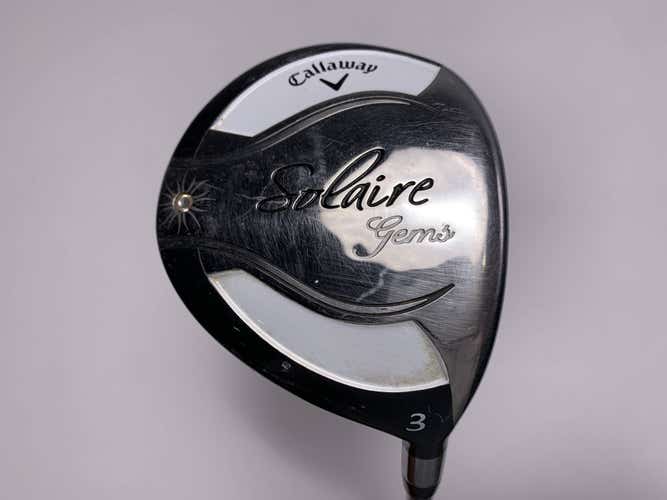 Callaway Solaire Gems 3 Fairway Wood 15* 55g Ladies Graphite Womens RH