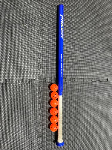 Primed Weighted Training Stick with 10 Mini Wiffle Balls