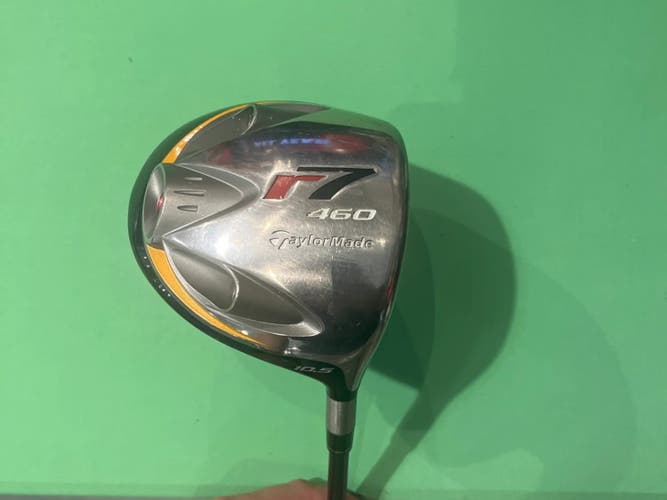 Used Men's TaylorMade R7 460 Driver Right Handed Stiff Flex 10.5 Loft