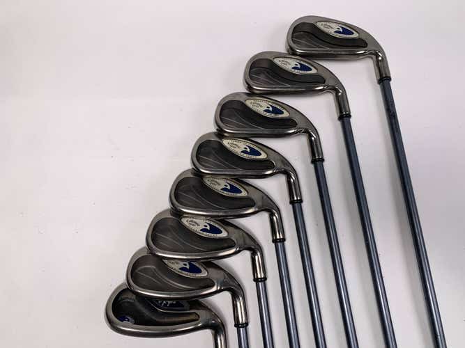 Callaway Hawkeye Iron Set 4-PW+SW Regular Graphite Mens RH