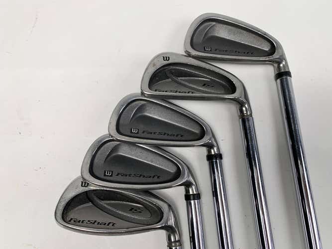 Wilson Fatshaft Iron Set 5-9 FatShaft Regular Steel Mens RH