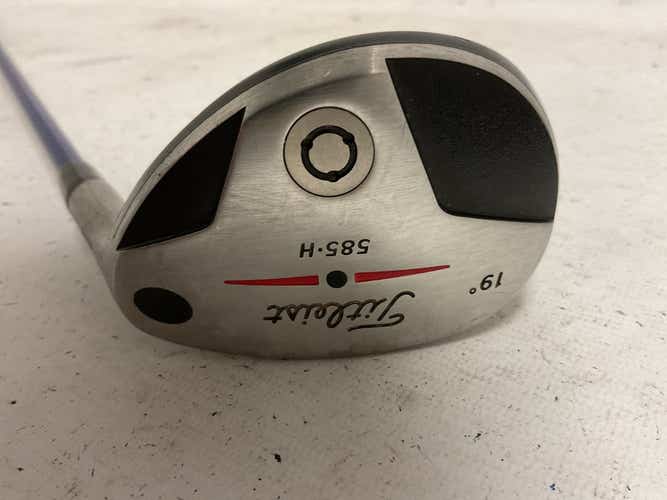 Used Titleist 585-h 3 Hybrid Stiff Flex Graphite Shaft Hybrid Club