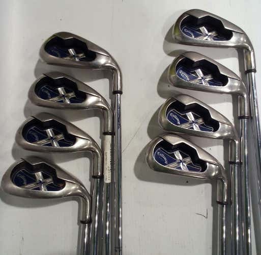 Used Callaway X18 3i-pw Regular Flex Steel Shaft Iron Sets