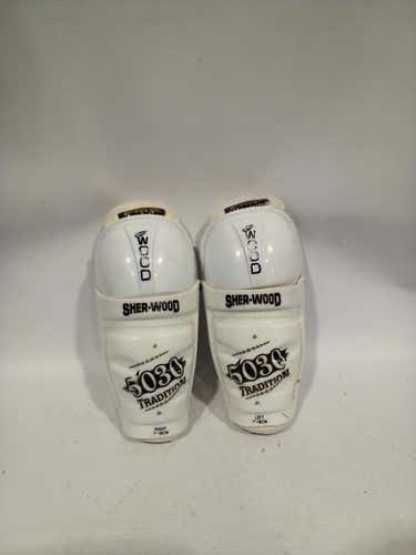 Used Sher-wood Shinguards 7" Hockey Shin Guards