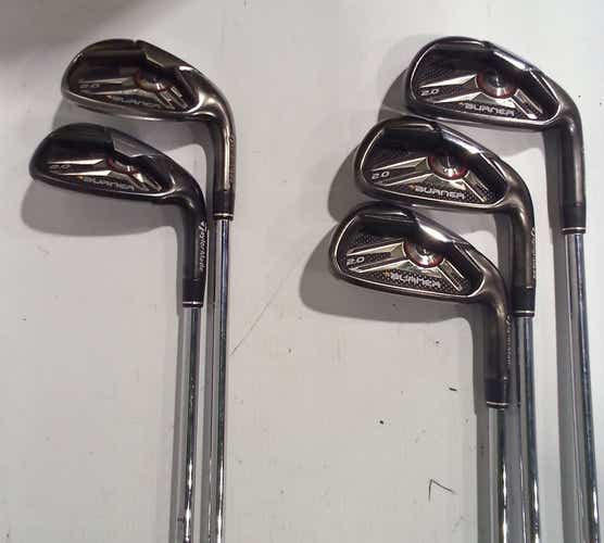 Used Taylormade Burner 2.0 5i-pw Regular Flex Steel Shaft Iron Sets