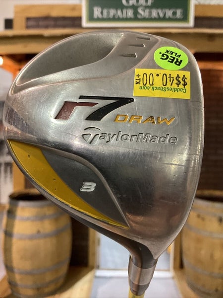 TaylorMade r7 Draw #3 Fairway Wood Club Matrix Regular Flex Graphite Shaft MRH