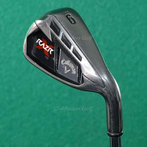 Callaway RAZR X NG "New Groove" Single 9 Iron Factory True Temper Steel Uniflex