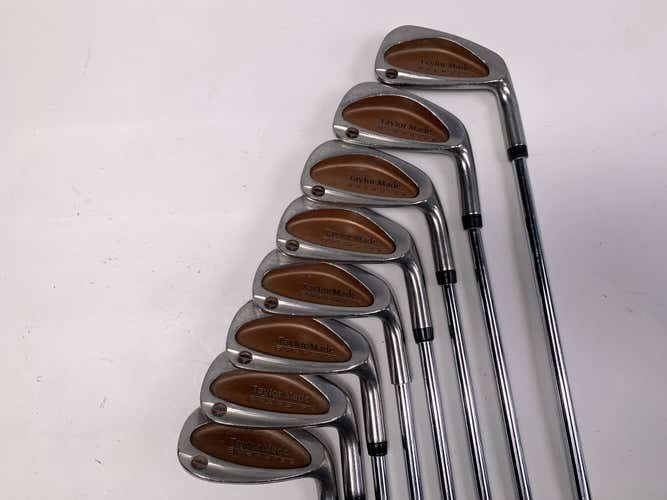 TaylorMade Burner Oversize Iron Set 4-PW+SW Rifle Precision R-80 Regular Mens RH